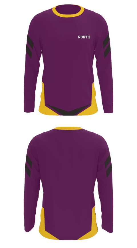 Long Sleeve Performance Shirt, North, Women's Volleyball, Teamtime, Team time, sublimation, custom sports apparel, team uniforms, spirit wear, spiritwear, sports uniforms, custom shirts, team store, custom team store, fundraiser sports, apparel fundraiser