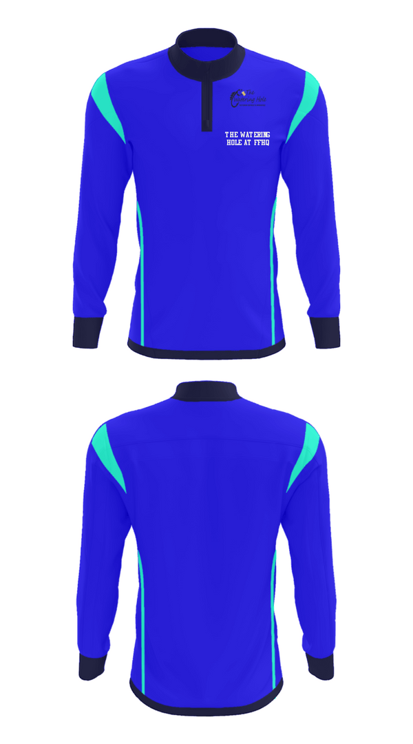 Quarter Zip Jacket, The Watering Hole at FFHQ, , Teamtime, Team time, sublimation, custom sports apparel, team uniforms, spirit wear, spiritwear, sports uniforms, custom shirts, team store, custom team store, fundraiser sports, apparel fundraiser