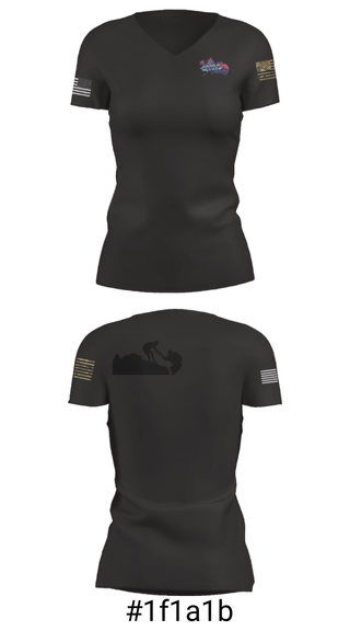 Women's Short Sleeve Vneck Shirt, , Marines, Teamtime, Team time, sublimation, custom sports apparel, team uniforms, spirit wear, spiritwear, sports uniforms, custom shirts, team store, custom team store, fundraiser sports, apparel fundraiser
