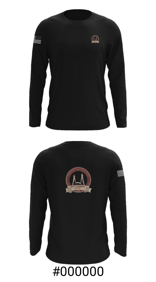 Long Sleeve Performance Shirt, Kattys Desserts, , Teamtime, Team time, sublimation, custom sports apparel, team uniforms, spirit wear, spiritwear, sports uniforms, custom shirts, team store, custom team store, fundraiser sports, apparel fundraiser