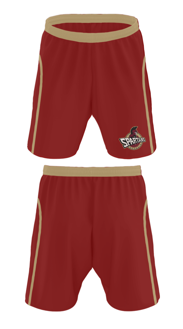 Athletic Shorts With Pockets, Georgia Spartans Basketball, Men's Basketball, Teamtime, Team time, sublimation, custom sports apparel, team uniforms, spirit wear, spiritwear, sports uniforms, custom shirts, team store, custom team store, fundraiser sports, apparel fundraiser
