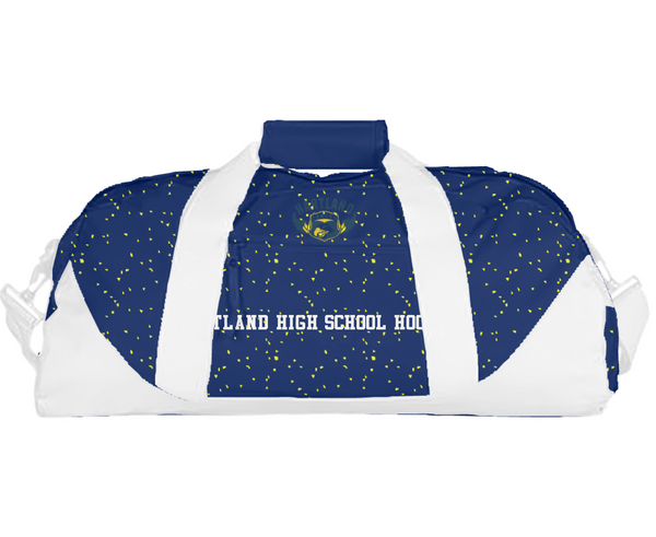 Duffle Bag, Hartland High School Hockey, Ice Hockey, Teamtime, Team time, sublimation, custom sports apparel, team uniforms, spirit wear, spiritwear, sports uniforms, custom shirts, team store, custom team store, fundraiser sports, apparel fundraiser