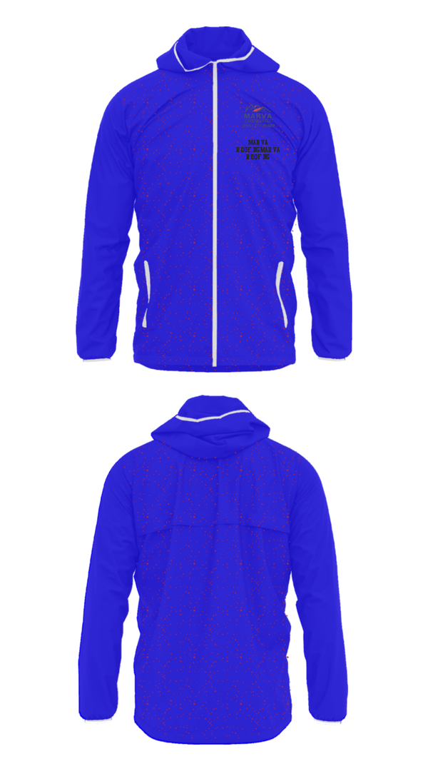 Windbreaker, Marva Roofing, , Teamtime, Team time, sublimation, custom sports apparel, team uniforms, spirit wear, spiritwear, sports uniforms, custom shirts, team store, custom team store, fundraiser sports, apparel fundraiser