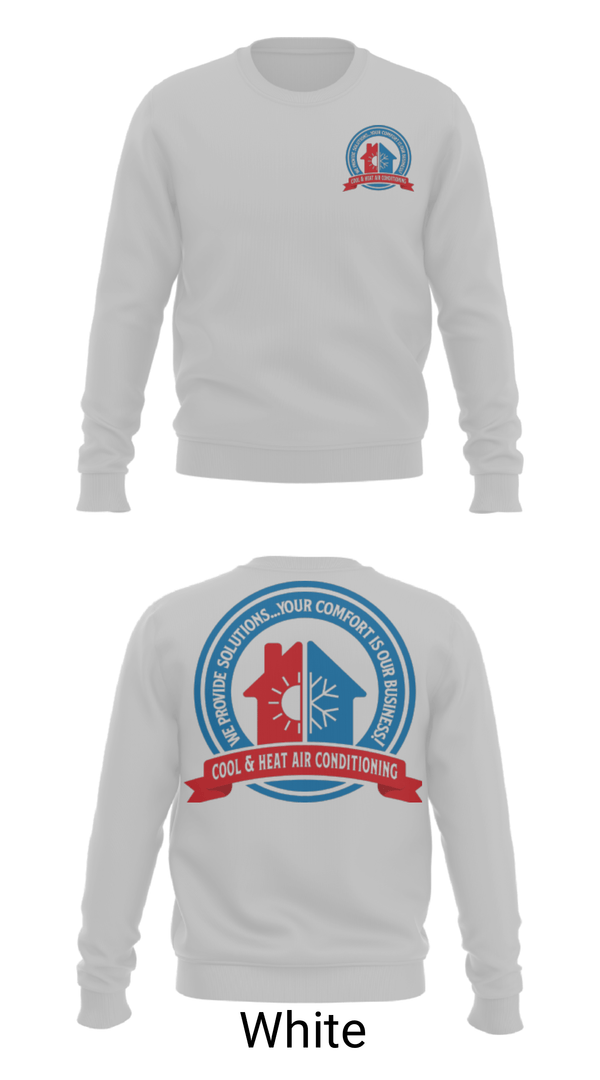 Crew Neck Sweatshirt, Cool & Heat Air Conditioning, , Teamtime, Team time, sublimation, custom sports apparel, team uniforms, spirit wear, spiritwear, sports uniforms, custom shirts, team store, custom team store, fundraiser sports, apparel fundraiser