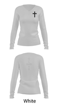 Believers 63492345 Women's Long Sleeve V-neck Shirt - 6