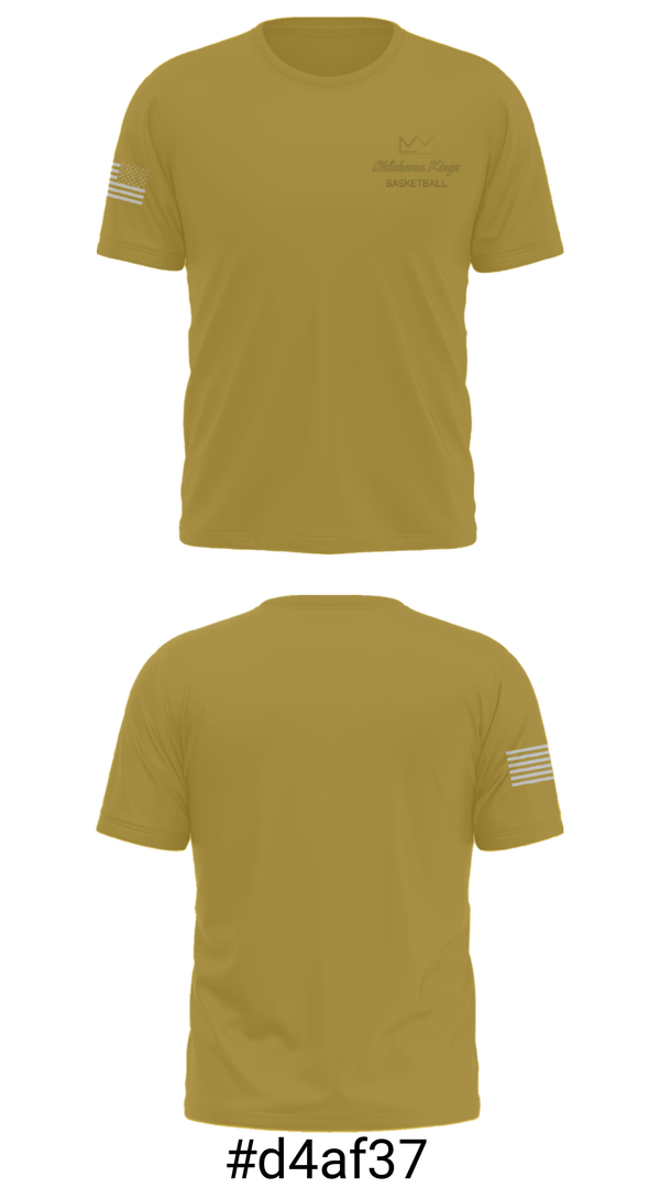 Short Sleeve Performance Shirt, Oklahoma Kings Basketball, Men's Basketball, Teamtime, Team time, sublimation, custom sports apparel, team uniforms, spirit wear, spiritwear, sports uniforms, custom shirts, team store, custom team store, fundraiser sports, apparel fundraiser
