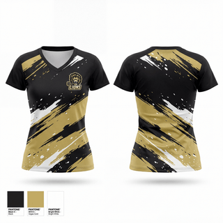 Womens Short Sleeve Vneck Shirt, Gt lions, , Teamtime, Team time, sublimation, custom sports apparel, team uniforms, spirit wear, spiritwear, sports uniforms, custom shirts, team store, custom team store, fundraiser sports, apparel fundraiser