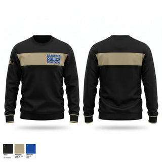 Crew Neck Sweatshirt, Bradford police department, Police, Teamtime, Team time, sublimation, custom sports apparel, team uniforms, spirit wear, spiritwear, sports uniforms, custom shirts, team store, custom team store, fundraiser sports, apparel fundraiser