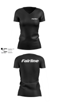 Fairline LLC 42324551 Women's Short Sleeve V-neck Shirt - 100