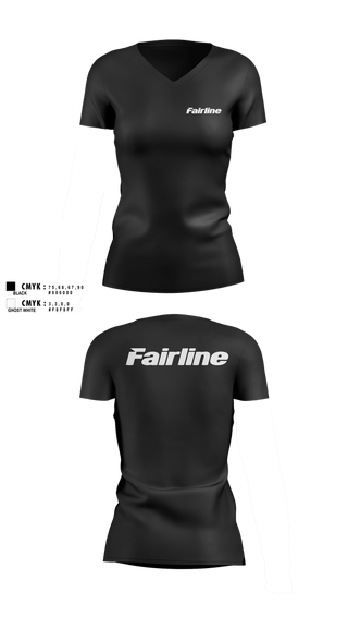 Womens Short Sleeve Vneck Shirt, Fairline LLC, , Teamtime, Team time, sublimation, custom sports apparel, team uniforms, spirit wear, spiritwear, sports uniforms, custom shirts, team store, custom team store, fundraiser sports, apparel fundraiser