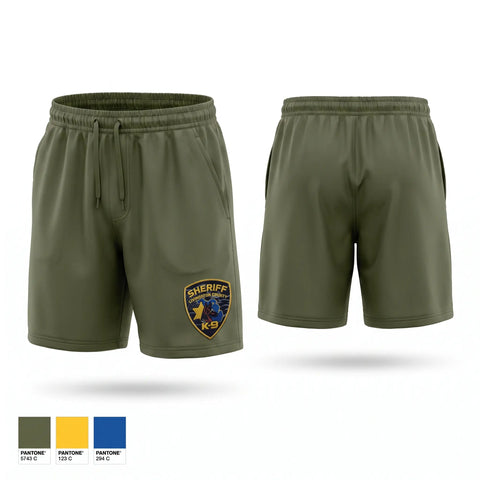 Athletic Shorts With Pockets, Livingston Co Sheriff K9, Police, Teamtime, Team time, sublimation, custom sports apparel, team uniforms, spirit wear, spiritwear, sports uniforms, custom shirts, team store, custom team store, fundraiser sports, apparel fundraiser