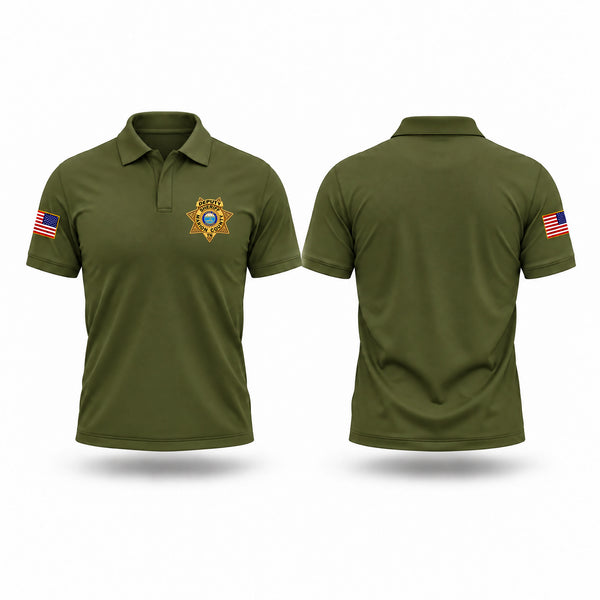 Short Sleeve Performance Polo, Marion County Sheriff’s Office, Police, Teamtime, Team time, sublimation, custom sports apparel, team uniforms, spirit wear, spiritwear, sports uniforms, custom shirts, team store, custom team store, fundraiser sports, apparel fundraiser