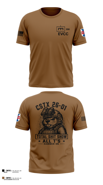 358 EVCC 70484950 Short Sleeve Performance Shirt - 10