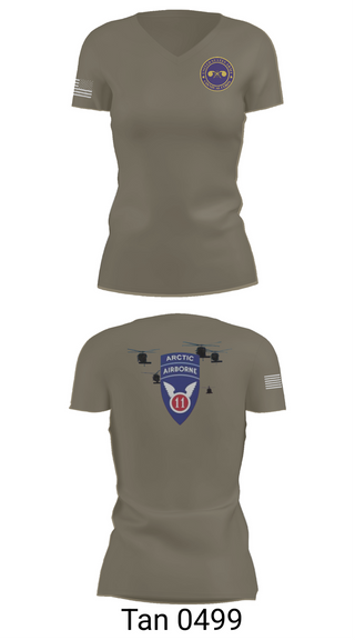 Womens Short Sleeve Vneck Shirt, 440th CBRN CO, , Teamtime, Team time, sublimation, custom sports apparel, team uniforms, spirit wear, spiritwear, sports uniforms, custom shirts, team store, custom team store, fundraiser sports, apparel fundraiser