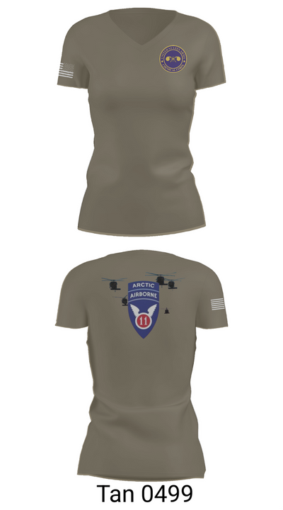 440th CBRN CO 79820871 Women's Short Sleeve V-neck Shirt - 65
