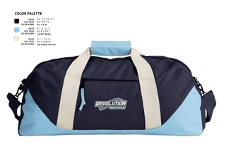 Duffle Bag, Northampton Revolution, Softball, Teamtime, Team time, sublimation, custom sports apparel, team uniforms, spirit wear, spiritwear, sports uniforms, custom shirts, team store, custom team store, fundraiser sports, apparel fundraiser