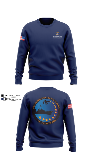 Crew Neck Sweatshirt, Pathfinders, Navy, Teamtime, Team time, sublimation, custom sports apparel, team uniforms, spirit wear, spiritwear, sports uniforms, custom shirts, team store, custom team store, fundraiser sports, apparel fundraiser