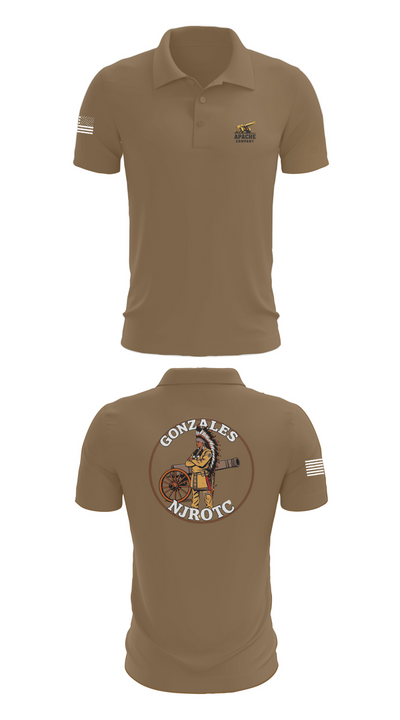 NJROTC Apache Company 29120146 Short Sleeve Performance Polo - 7