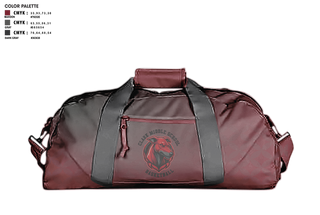 Duffle Bag, Clark Middle School, Men's Basketball, Teamtime, Team time, sublimation, custom sports apparel, team uniforms, spirit wear, spiritwear, sports uniforms, custom shirts, team store, custom team store, fundraiser sports, apparel fundraiser