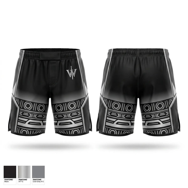 Fight Shorts, Warriors Lair, , Teamtime, Team time, sublimation, custom sports apparel, team uniforms, spirit wear, spiritwear, sports uniforms, custom shirts, team store, custom team store, fundraiser sports, apparel fundraiser