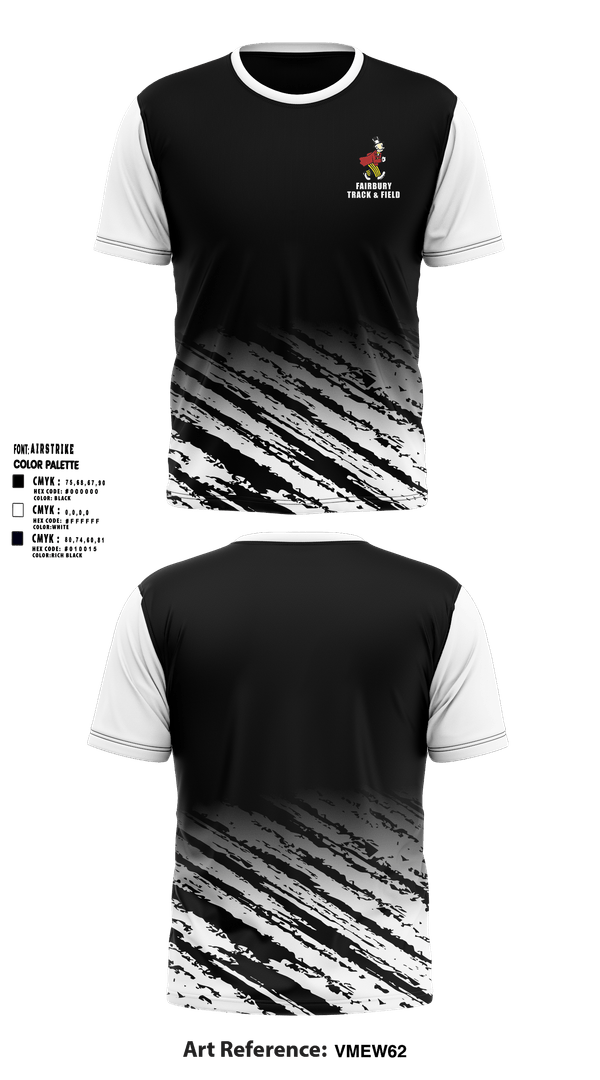 Old School Cotton Feel Shirt, Fairbury Jeffs Track & Field, Track & Field, Teamtime, Team time, sublimation, custom sports apparel, team uniforms, spirit wear, spiritwear, sports uniforms, custom shirts, team store, custom team store, fundraiser sports, apparel fundraiser