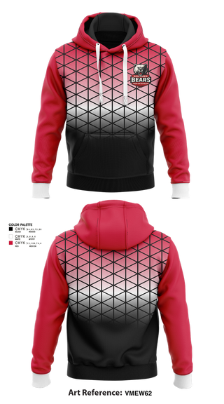 Hoodie, Dolores Bears, Men's Basketball, Teamtime, Team time, sublimation, custom sports apparel, team uniforms, spirit wear, spiritwear, sports uniforms, custom shirts, team store, custom team store, fundraiser sports, apparel fundraiser