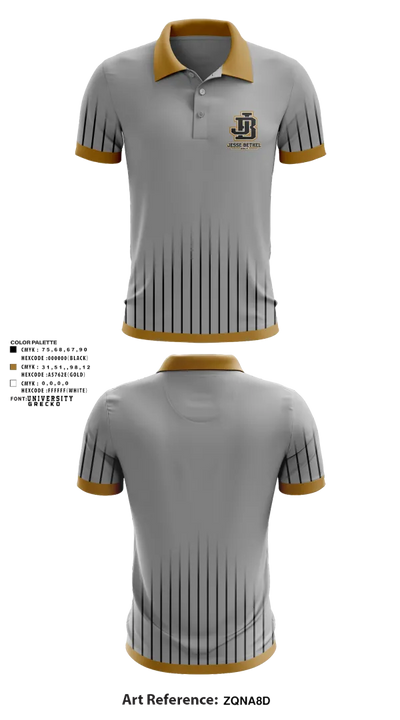 Jesse Bethel High School Golf Short Sleeve Performance Polo - 22