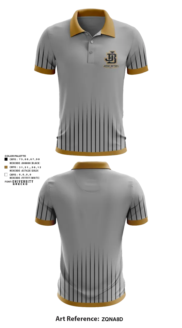Short Sleeve Performance Polo, Jesse Bethel High School, Golf, Teamtime, Team time, sublimation, custom sports apparel, team uniforms, spirit wear, spiritwear, sports uniforms, custom shirts, team store, custom team store, fundraiser sports, apparel fundraiser