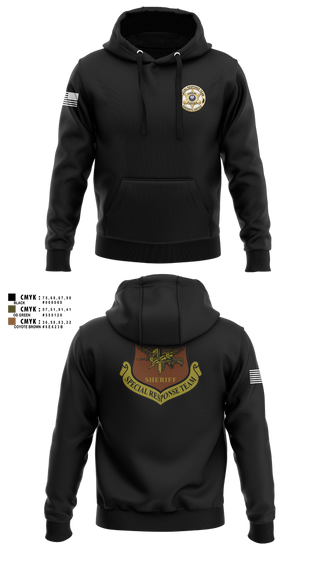 Hoodie, Evangeline Parish Sheriffs Office S.R.T, Police, Teamtime, Team time, sublimation, custom sports apparel, team uniforms, spirit wear, spiritwear, sports uniforms, custom shirts, team store, custom team store, fundraiser sports, apparel fundraiser