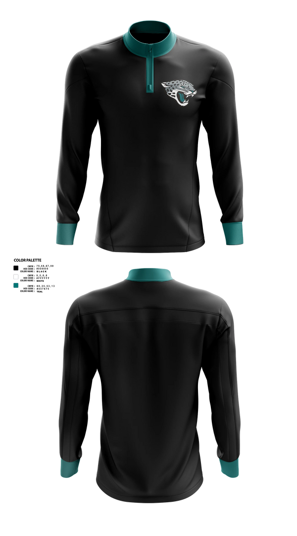 Quarter Zip Jacket, Forestview Jaguars, Men's Basketball, Teamtime, Team time, sublimation, custom sports apparel, team uniforms, spirit wear, spiritwear, sports uniforms, custom shirts, team store, custom team store, fundraiser sports, apparel fundraiser