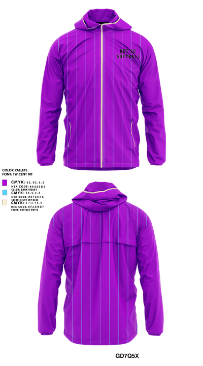 Not so Softball 34389143 Windbreaker - 1