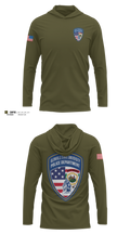 Woodville State University Police Department Long Sleeve Hooded Sun Shirt - 2
