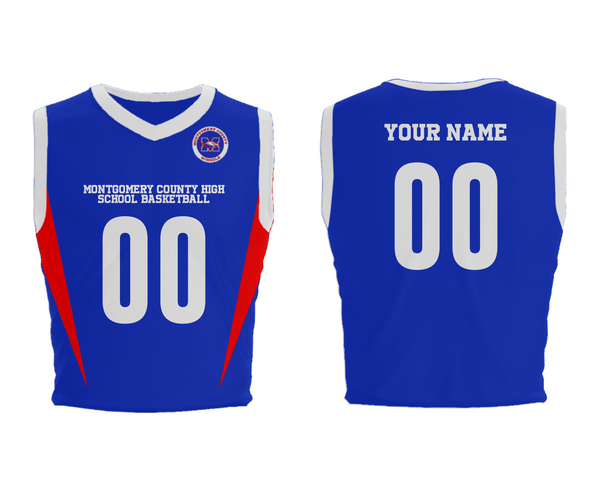 Mens Basketball Jersey, Montgomery County High School Basketball, Men's Basketball, Teamtime, Team time, sublimation, custom sports apparel, team uniforms, spirit wear, spiritwear, sports uniforms, custom shirts, team store, custom team store, fundraiser sports, apparel fundraiser