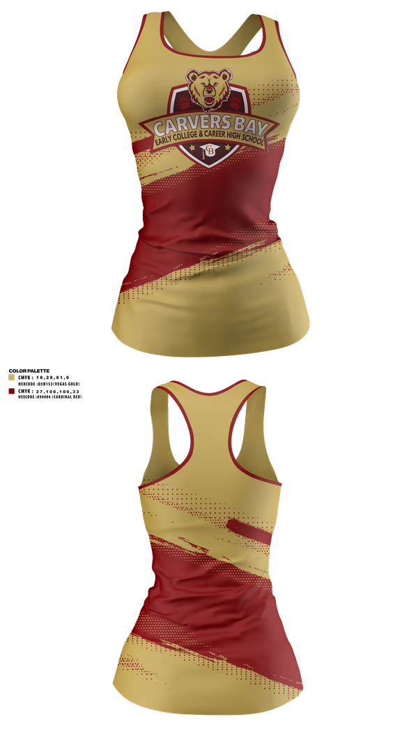 Tank Top, Carvers Bay Cheer, Cheer, Teamtime, Team time, sublimation, custom sports apparel, team uniforms, spirit wear, spiritwear, sports uniforms, custom shirts, team store, custom team store, fundraiser sports, apparel fundraiser