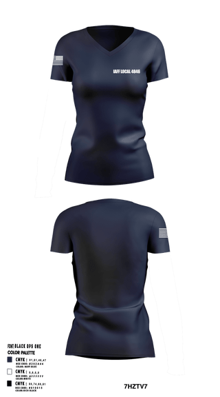 Womens Short Sleeve Vneck Shirt, IAFF Local 4846, EMS/EMT, Teamtime, Team time, sublimation, custom sports apparel, team uniforms, spirit wear, spiritwear, sports uniforms, custom shirts, team store, custom team store, fundraiser sports, apparel fundraiser