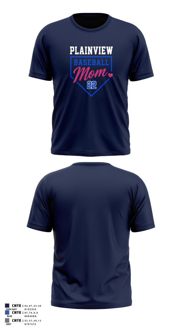 Short Sleeve Performance Shirt, Plainview Softball, Softball, Teamtime, Team time, sublimation, custom sports apparel, team uniforms, spirit wear, spiritwear, sports uniforms, custom shirts, team store, custom team store, fundraiser sports, apparel fundraiser