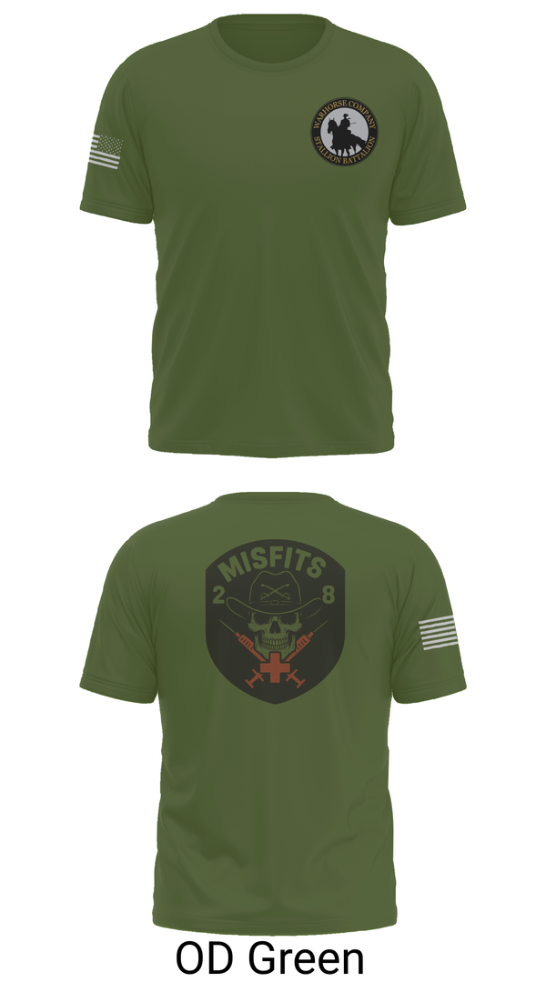 Old School Cotton Feel Shirt, 2-8 Cav, HHC, Medic Platoon, , Teamtime, Team time, sublimation, custom sports apparel, team uniforms, spirit wear, spiritwear, sports uniforms, custom shirts, team store, custom team store, fundraiser sports, apparel fundraiser
