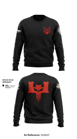 Crew Neck Sweatshirt, B co 334th BEB, , Teamtime, Team time, sublimation, custom sports apparel, team uniforms, spirit wear, spiritwear, sports uniforms, custom shirts, team store, custom team store, fundraiser sports, apparel fundraiser