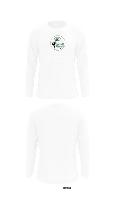 Emerald Illusions Dance Team 67098872 Long Sleeve Performance Shirt 8