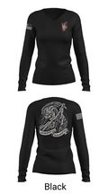 112th, 1/1 BN CRDT 19582480 Women's Long Sleeve V-neck Shirt - 37