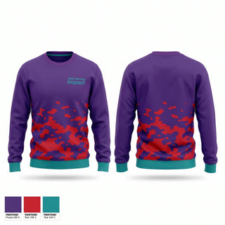 Crew Neck Sweatshirt, New Mexico Impact, Baseball, Teamtime, Team time, sublimation, custom sports apparel, team uniforms, spirit wear, spiritwear, sports uniforms, custom shirts, team store, custom team store, fundraiser sports, apparel fundraiser