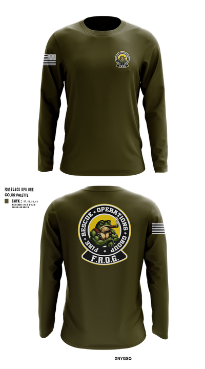 Fire Rescue Operations Group 65022293 Long Sleeve Performance Shirt 103