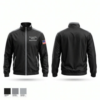 Windbreaker, Youngsville Police Department, Police, Teamtime, Team time, sublimation, custom sports apparel, team uniforms, spirit wear, spiritwear, sports uniforms, custom shirts, team store, custom team store, fundraiser sports, apparel fundraiser