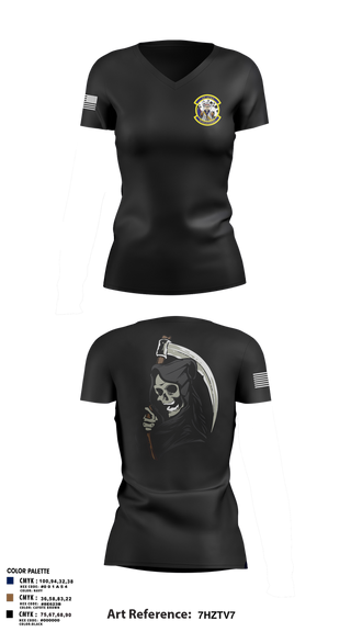 Womens Short Sleeve Vneck Shirt, 89th ATKS, Air Force, Teamtime, Team time, sublimation, custom sports apparel, team uniforms, spirit wear, spiritwear, sports uniforms, custom shirts, team store, custom team store, fundraiser sports, apparel fundraiser
