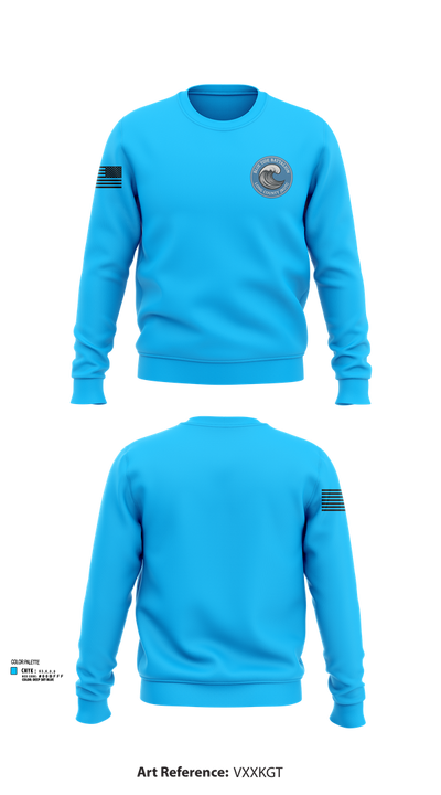Blue Tide Battalion 71276449 Crew Neck Sweatshirt - 102