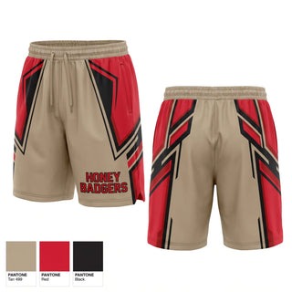 Athletic Shorts With Pockets, Honey badgers, Army, Teamtime, Team time, sublimation, custom sports apparel, team uniforms, spirit wear, spiritwear, sports uniforms, custom shirts, team store, custom team store, fundraiser sports, apparel fundraiser