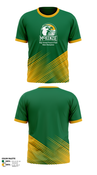 Short Sleeve Performance Shirt, Mckenzie High School Track & Field, Track & Field, Teamtime, Team time, sublimation, custom sports apparel, team uniforms, spirit wear, spiritwear, sports uniforms, custom shirts, team store, custom team store, fundraiser sports, apparel fundraiser