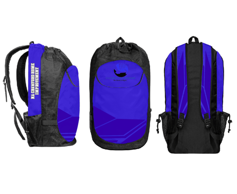 Gear Bag, NA Crawford Home Improvement, , Teamtime, Team time, sublimation, custom sports apparel, team uniforms, spirit wear, spiritwear, sports uniforms, custom shirts, team store, custom team store, fundraiser sports, apparel fundraiser