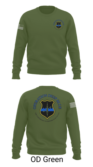 Crew Neck Sweatshirt, Operation Deep Blue, , Teamtime, Team time, sublimation, custom sports apparel, team uniforms, spirit wear, spiritwear, sports uniforms, custom shirts, team store, custom team store, fundraiser sports, apparel fundraiser