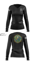 MCSO Special Investigations Unit 66405796 Women's Long Sleeve V-neck Shirt - 50